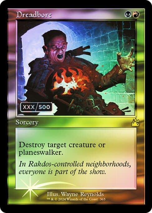 Dreadbore from Ravnica Remastered (Rare)