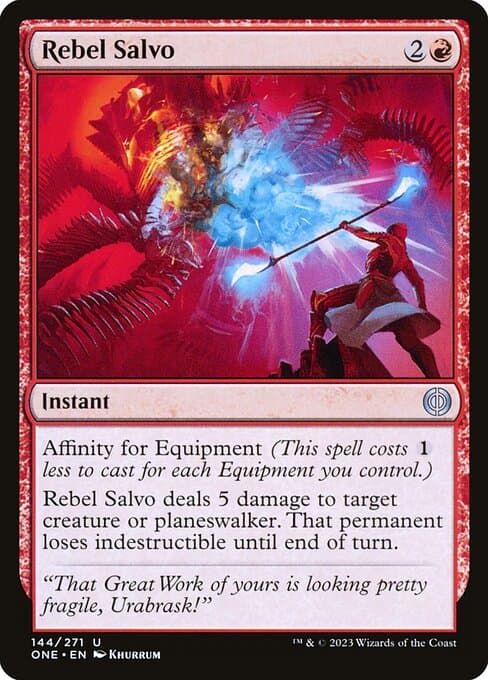 Rebel Salvo from Phyrexia: All Will Be One (Uncommon)
