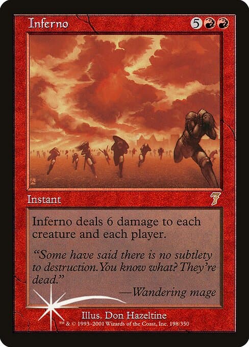 Inferno from Seventh Edition (Rare)