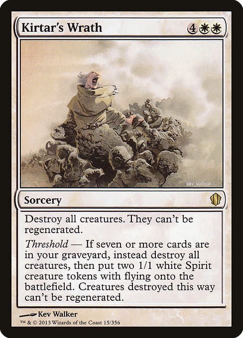 Kirtar's Wrath from Commander 2013 (Rare)