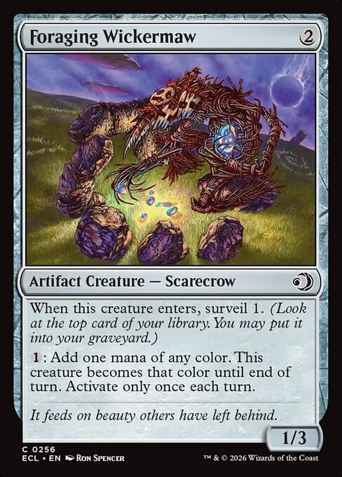 Foraging Wickermaw from Lorwyn Eclipsed (Common)