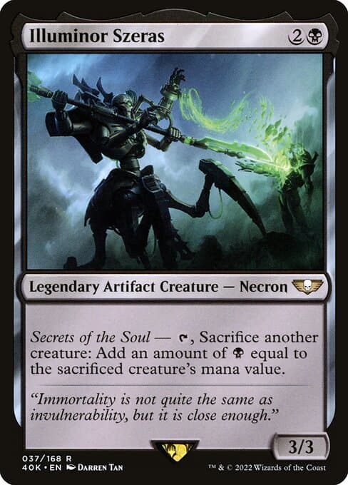 Illuminor Szeras from Warhammer 40,000 Commander (Rare)