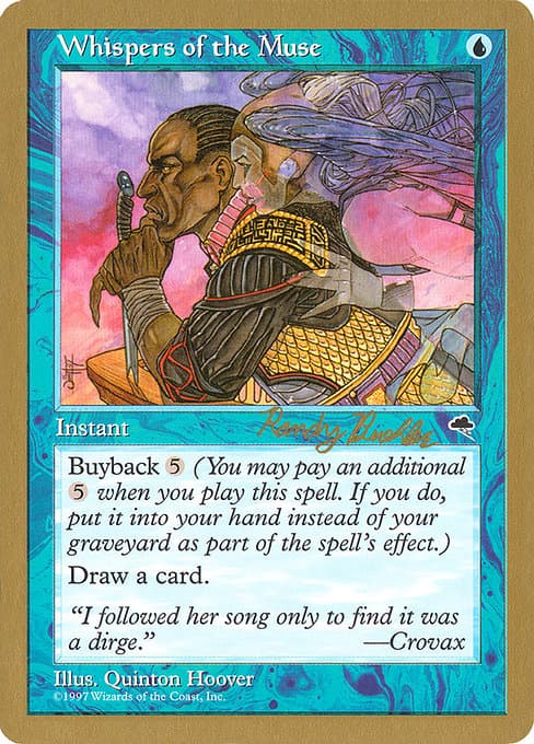 Whispers of the Muse from World Championship Decks 1998 (Uncommon)