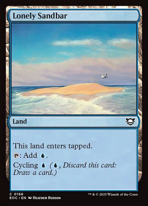 Lonely Sandbar from Edge of Eternities Commander (Common)