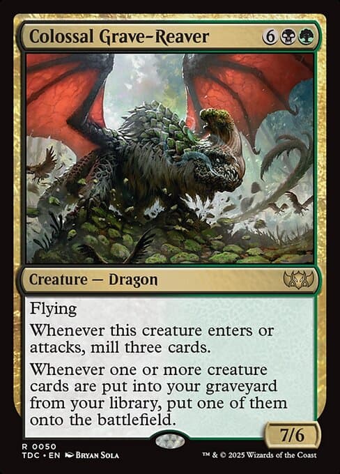 Colossal Grave-Reaver from Tarkir: Dragonstorm Commander (Rare)