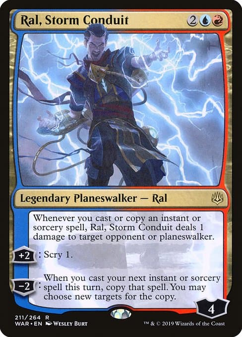 Ral, Storm Conduit from War of the Spark (Rare)