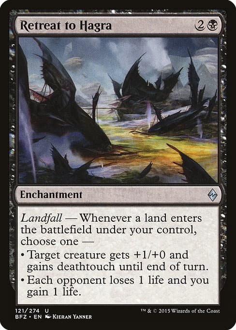 Retreat to Hagra from Battle for Zendikar (Uncommon)