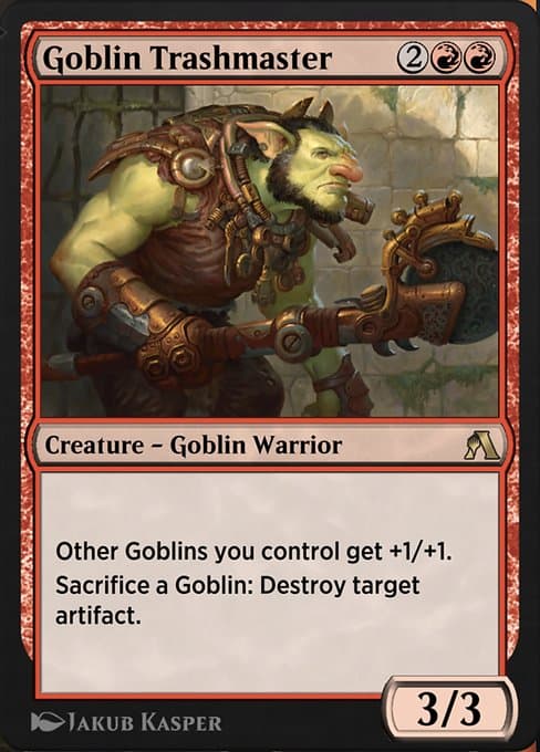 Goblin Trashmaster #72 – Arena Beginner Set Goblin Trashmaster from Arena Beginner Set (Rare)