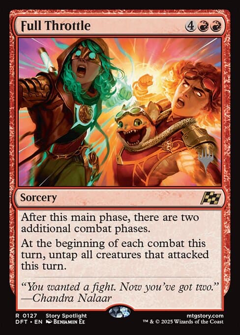 Full Throttle from Aetherdrift Promos (Rare)