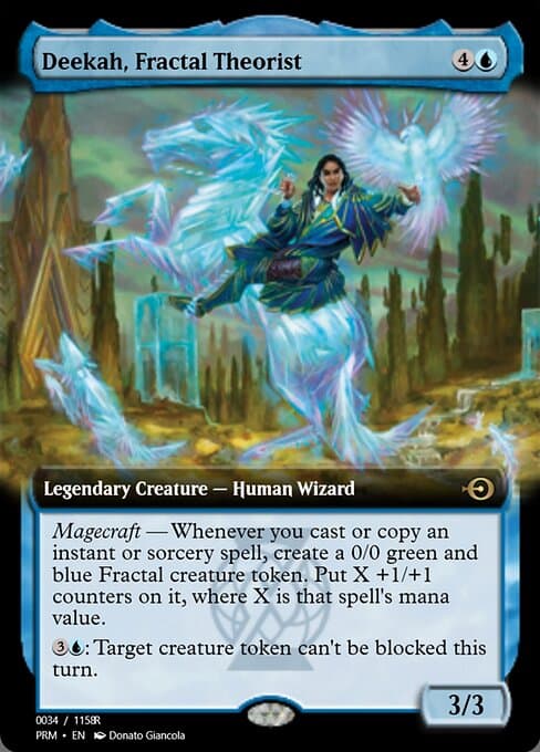 Deekah, Fractal Theorist from Magic Online Promos (Rare)