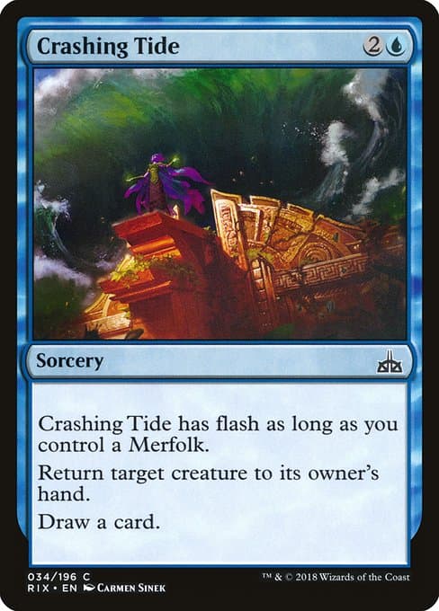 Crashing Tide from Rivals of Ixalan (Common)