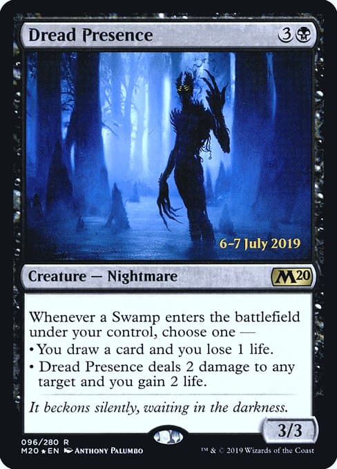Dread Presence from Core Set 2020 Promos (Rare)