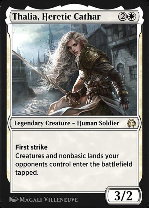 Thalia, Heretic Cathar from Shadows over Innistrad Remastered (Rare)