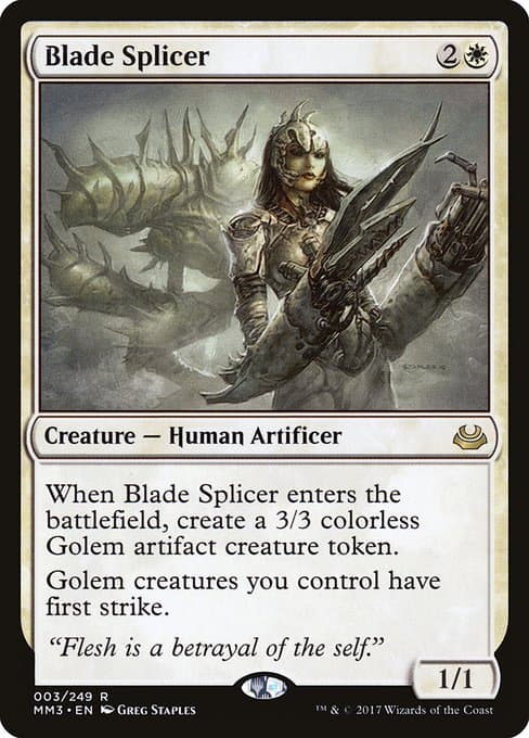 Blade Splicer from Modern Masters 2017 (Rare)