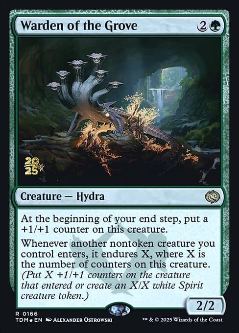 Warden of the Grove from Tarkir: Dragonstorm Promos (Rare)