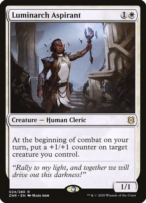 Luminarch Aspirant from Zendikar Rising (Rare)