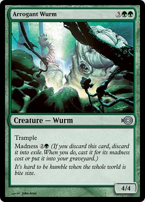 Arrogant Wurm from Magic Online Promos (Uncommon)