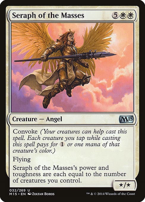 Seraph of the Masses from Magic 2015 (Uncommon)