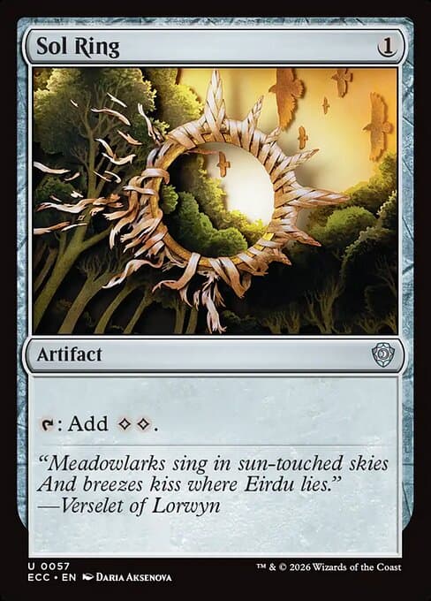 Sol Ring from Lorwyn Eclipsed Commander (Uncommon)