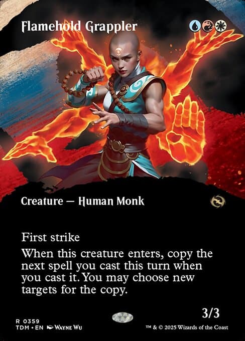 Flamehold Grappler from Tarkir: Dragonstorm (Rare)