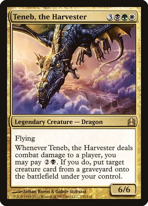 Teneb, the Harvester from Commander 2011 (Rare)