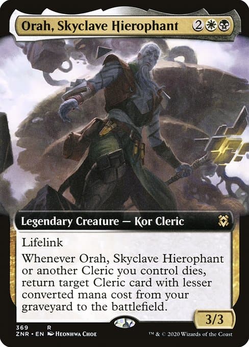 Orah, Skyclave Hierophant from Zendikar Rising (Rare)