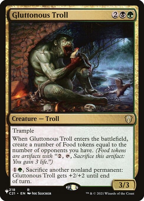 Gluttonous Troll from The List (Rare)