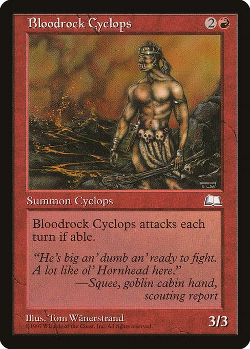 Bloodrock Cyclops from Weatherlight (Common)