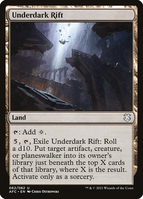 Underdark Rift from Forgotten Realms Commander (Uncommon)