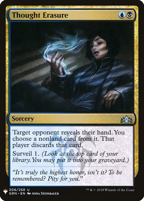 Thought Erasure from The List (Uncommon)