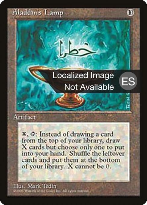 Aladdin's Lamp from Fourth Edition Foreign Black Border (Rare)