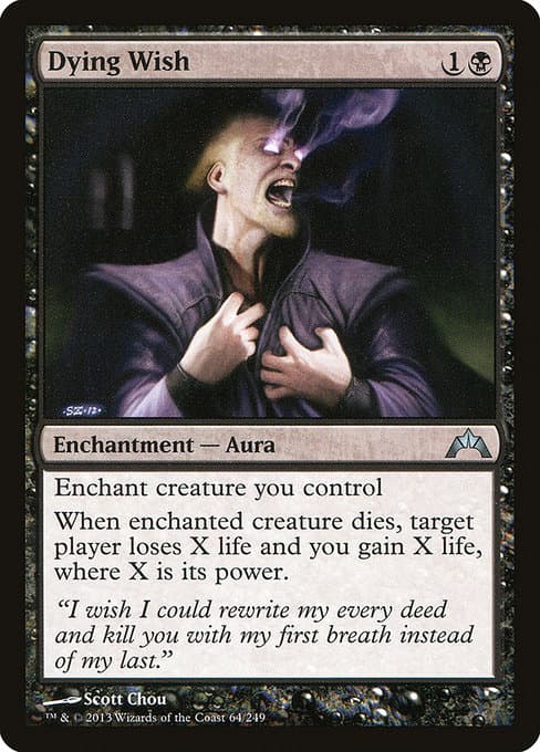 Dying Wish from Gatecrash (Uncommon)