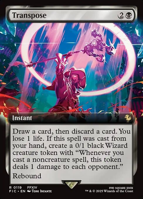 Transpose from Final Fantasy Commander (Rare)