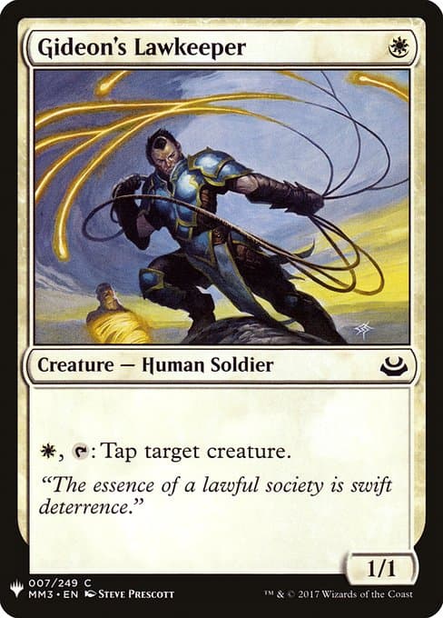 Gideon's Lawkeeper from The List (Common)