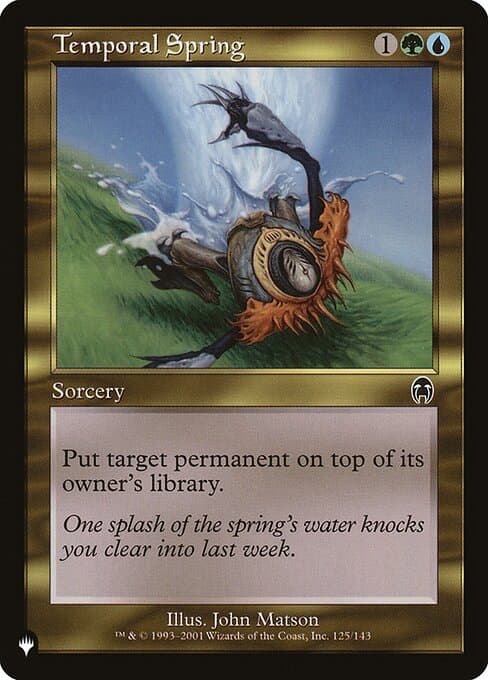 Temporal Spring from The List (Common)