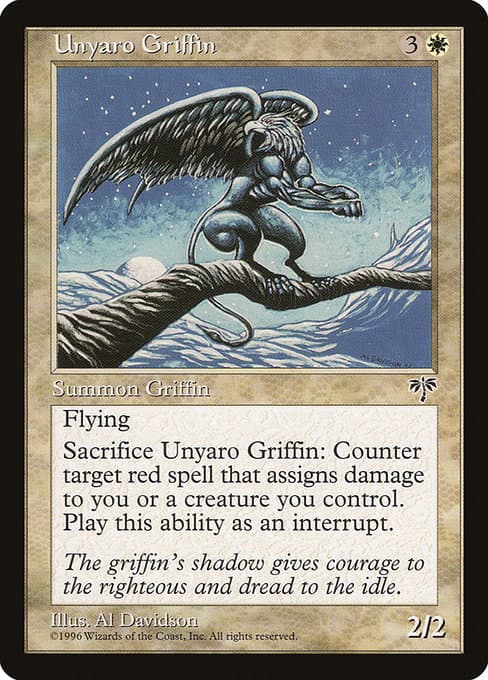 Unyaro Griffin from Mirage (Uncommon)