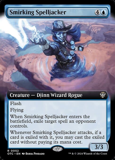 Smirking Spelljacker from Outlaws of Thunder Junction Commander (Rare)