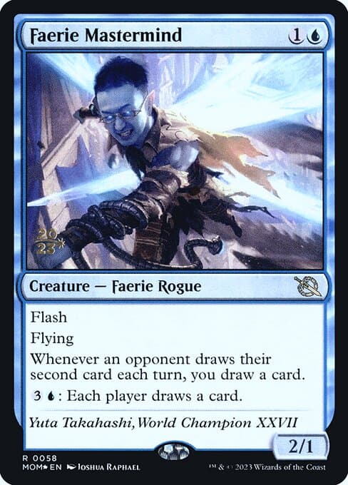 Faerie Mastermind from March of the Machine Promos (Rare)