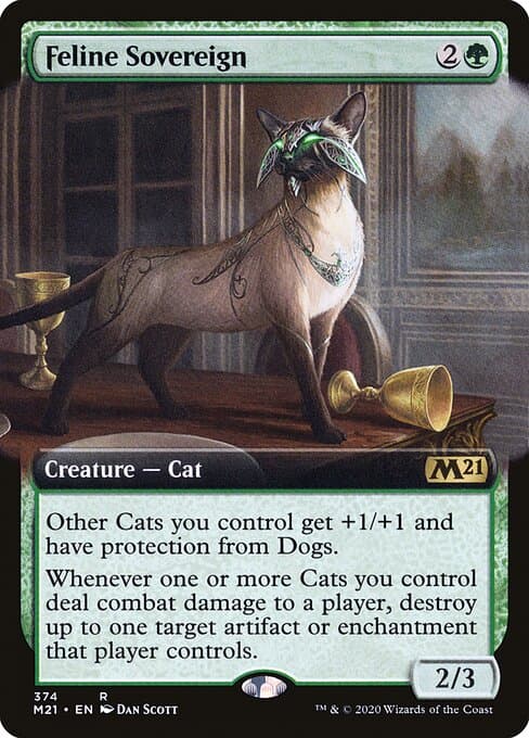 Feline Sovereign from Core Set 2021 (Rare)