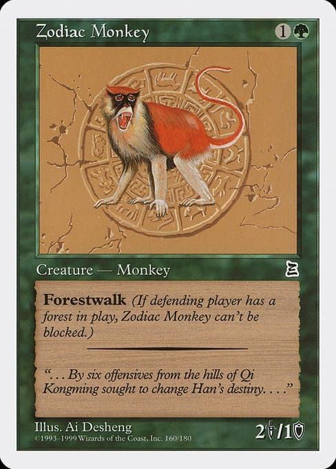 Zodiac Monkey from Portal Three Kingdoms (Common)