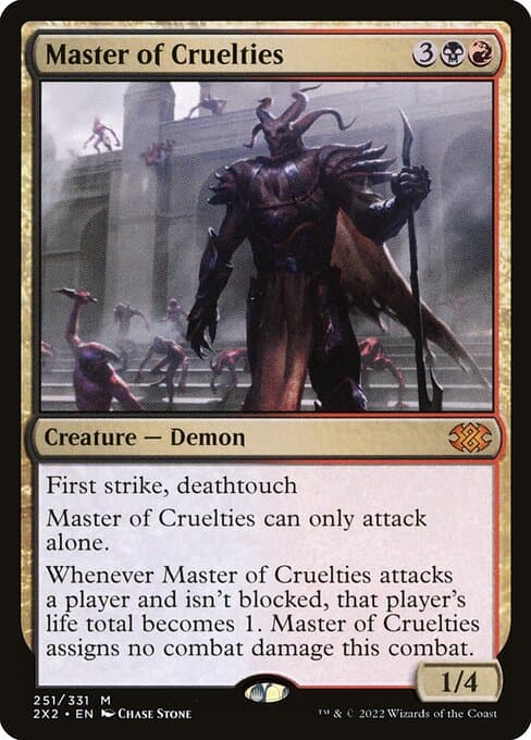 Master of Cruelties from Double Masters 2022 (Mythic)
