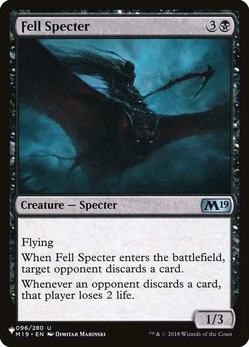 Fell Specter from The List (Uncommon)