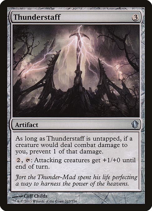 Thunderstaff from Commander 2013 (Uncommon)