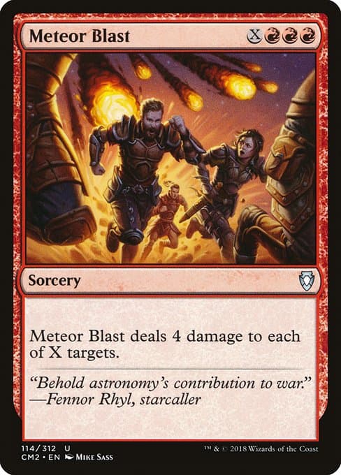 Meteor Blast from Commander Anthology Volume II (Uncommon)
