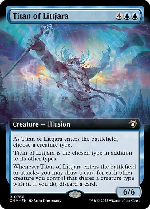 Titan of Littjara from Commander Masters (Rare)
