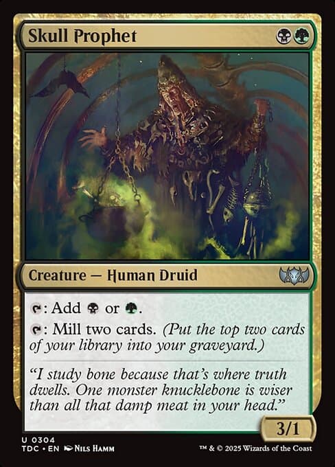 Skull Prophet from Tarkir: Dragonstorm Commander (Uncommon)