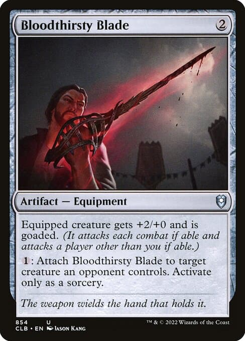Bloodthirsty Blade from Commander Legends: Battle for Baldur's Gate (Uncommon)