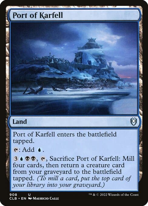 Port of Karfell from Commander Legends: Battle for Baldur's Gate (Uncommon)