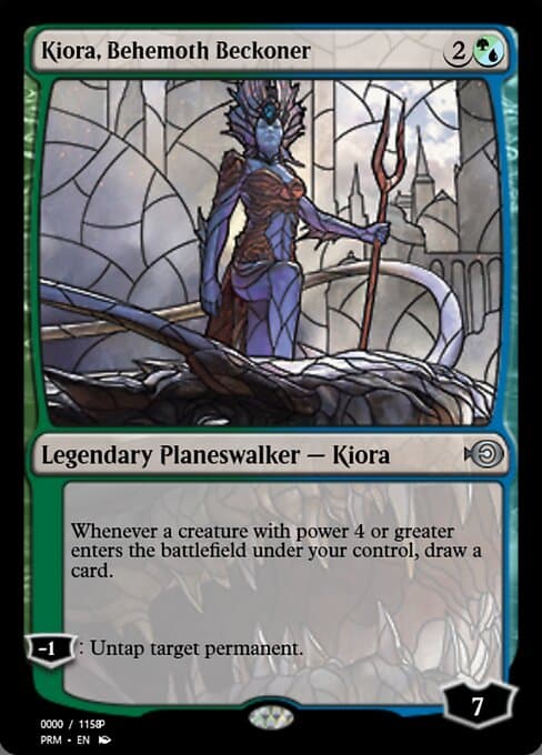 Kiora, Behemoth Beckoner from Magic Online Promos (Uncommon)