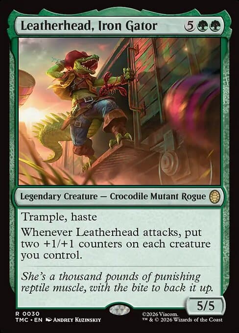 Leatherhead, Iron Gator (Rare)